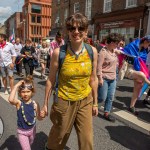 On Saturday, July 8, the Limerick Pride Parade 2023 brought some extra colour and music to Limerick city centre, followed by Pridefest in the gardens of the Hunt Museum. Picture: Olena Oleksienko/ilovelimerick