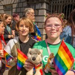 On Saturday, July 8, the Limerick Pride Parade 2023 brought some extra colour and music to Limerick city centre, followed by Pridefest in the gardens of the Hunt Museum. Picture: Olena Oleksienko/ilovelimerick