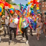 On Saturday, July 8, the Limerick Pride Parade 2023 brought some extra colour and music to Limerick city centre, followed by Pridefest in the gardens of the Hunt Museum. Picture: Olena Oleksienko/ilovelimerick