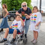 On Saturday, July 8, the Limerick Pride Parade 2023 brought some extra colour and music to Limerick city centre, followed by Pridefest in the gardens of the Hunt Museum. Picture: Olena Oleksienko/ilovelimerick