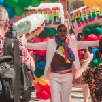 On Saturday, July 8, the Limerick Pride Parade 2023 brought some extra colour and music to Limerick city centre, followed by Pridefest in the gardens of the Hunt Museum. Picture: Cian Reinhardt/ilovelimerick