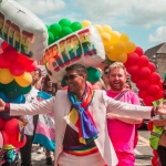 On Saturday, July 8, the Limerick Pride Parade 2023 brought some extra colour and music to Limerick city centre, followed by Pridefest in the gardens of the Hunt Museum. Picture: Cian Reinhardt/ilovelimerick