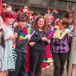 On Saturday, July 8, the Limerick Pride Parade 2023 brought some extra colour and music to Limerick city centre, followed by Pridefest in the gardens of the Hunt Museum. Picture: Cian Reinhardt/ilovelimerick