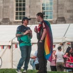 On Saturday, July 8, the Limerick Pride Parade 2023 brought some extra colour and music to Limerick city centre, followed by Pridefest in the gardens of the Hunt Museum. Picture: Cian Reinhardt/ilovelimerick