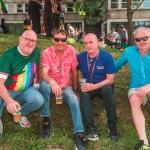 On Saturday, July 8, the Limerick Pride Parade 2023 brought some extra colour and music to Limerick city centre, followed by Pridefest in the gardens of the Hunt Museum. Picture: Cian Reinhardt/ilovelimerick