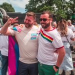 On Saturday, July 8, the Limerick Pride Parade 2023 brought some extra colour and music to Limerick city centre, followed by Pridefest in the gardens of the Hunt Museum. Picture: Cian Reinhardt/ilovelimerick