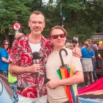 On Saturday, July 8, the Limerick Pride Parade 2023 brought some extra colour and music to Limerick city centre, followed by Pridefest in the gardens of the Hunt Museum. Picture: Cian Reinhardt/ilovelimerick