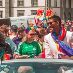 On Saturday, July 8, the Limerick Pride Parade 2023 brought some extra colour and music to Limerick city centre, followed by Pridefest in the gardens of the Hunt Museum. Picture: Cian Reinhardt/ilovelimerick