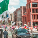 On Saturday, July 8, the Limerick Pride Parade 2023 brought some extra colour and music to Limerick city centre, followed by Pridefest in the gardens of the Hunt Museum. Picture: Cian Reinhardt/ilovelimerick