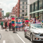 On Saturday, July 8, the Limerick Pride Parade 2023 brought some extra colour and music to Limerick city centre, followed by Pridefest in the gardens of the Hunt Museum. Picture: Cian Reinhardt/ilovelimerick