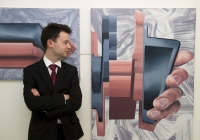 06/06/2015Limerick School of Art and Design students will have their final year work shown in the college as part of the graduate exhibition. The art exhibition - labelled âONâ - which will feature all mediums, including ceramics, photography, printmaking, sculpture and fashion, was officially opened by Minister Jan O'Sullivan TD, Minister for Education and Skills, on Saturday, at 3pm, and will run until June 14th. It will be open to the public daily from 9.30am to 4.30pm.Pictured at the launch of the exhibition is graduate Christopher Hayes along with part of his collection entitled 'Digital Skin: Icons for a pre-apocalyptic cybertopia'.Limerick School of Art & Design, Clare Street, Limerick.Picture: Diarmuid Greene/Fusionshooters