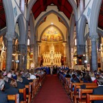 REPRO FREE
090624
Local and international choirs perform with award-winning chamber choir New Dublin Voices in the beautiful Redemptorist Church as part of the annual Limerick Sings International Choral Festival running 7th - 9th June.
. Pic Arthur Ellis.