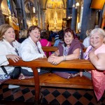 REPRO FREE
090624
Local and international choirs perform with award-winning chamber choir New Dublin Voices in the beautiful Redemptorist Church as part of the annual Limerick Sings International Choral Festival running 7th - 9th June.
Pictured are Jackie Oliver, Caroline Creaner, Jenny McGrath and Maire Donoghue, Kingswood Community Choir, Tallaght. Pic Arthur Ellis.