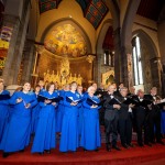 REPRO FREE
090624
Local and international choirs perform with award-winning chamber choir New Dublin Voices in the beautiful Redemptorist Church as part of the annual Limerick Sings International Choral Festival running 7th - 9th June.
Pictured are Voices of Limerick Choir. Pic Arthur Ellis.