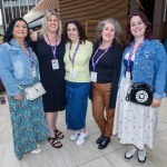REPRO FREE
070624
Grammy Award Wining choral group The Swingles perform at University Concert Hall as part of the annual Limerick Sings International Choral Festival running 7th - 9th June. 
Pictured L-R Michelle Graham, Rachel Byrne, Jane Charles, Diane Devine and Laura Dalton, Kingswood Community Choir Tallaght.Pic Arthur Ellis