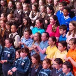 REPRO FREE
Local and regional youth choirs perform at University Concert Hall as part of the annual Limerick Sings International Choral Festival running 7th - 9th June. Pic Arthur Ellis