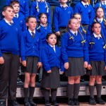 REPRO FREE
Local and regional youth choirs perform at University Concert Hall as part of the annual Limerick Sings International Choral Festival running 7th - 9th June. 
Pictured are Thomond Primary School Choir.Pic Arthur Ellis