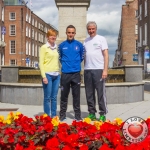 Pictured at the launch of the limerick Sports Social Club were Magda Mulligan, Limerick Sports Social Club, Shane Tracy, Limerick FC and John Mulligan, Limerick Sports Social club. Picture: Cian Reinhardt/ilovelimerick