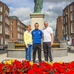 Pictured at the launch of the limerick Sports Social Club were Magda Mulligan, Limerick Sports Social Club, Shane Tracy, Limerick FC and John Mulligan, Limerick Sports Social club. Picture: Cian Reinhardt/ilovelimerick