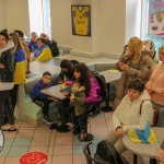 The Limerick community and Ukrainian people came together on Bedford Row, Limerick in a show of solidarity with Ukrainian President Zelensky as he addressed the Irish parliament. Picture: Richard Lynch/ilovelimerick