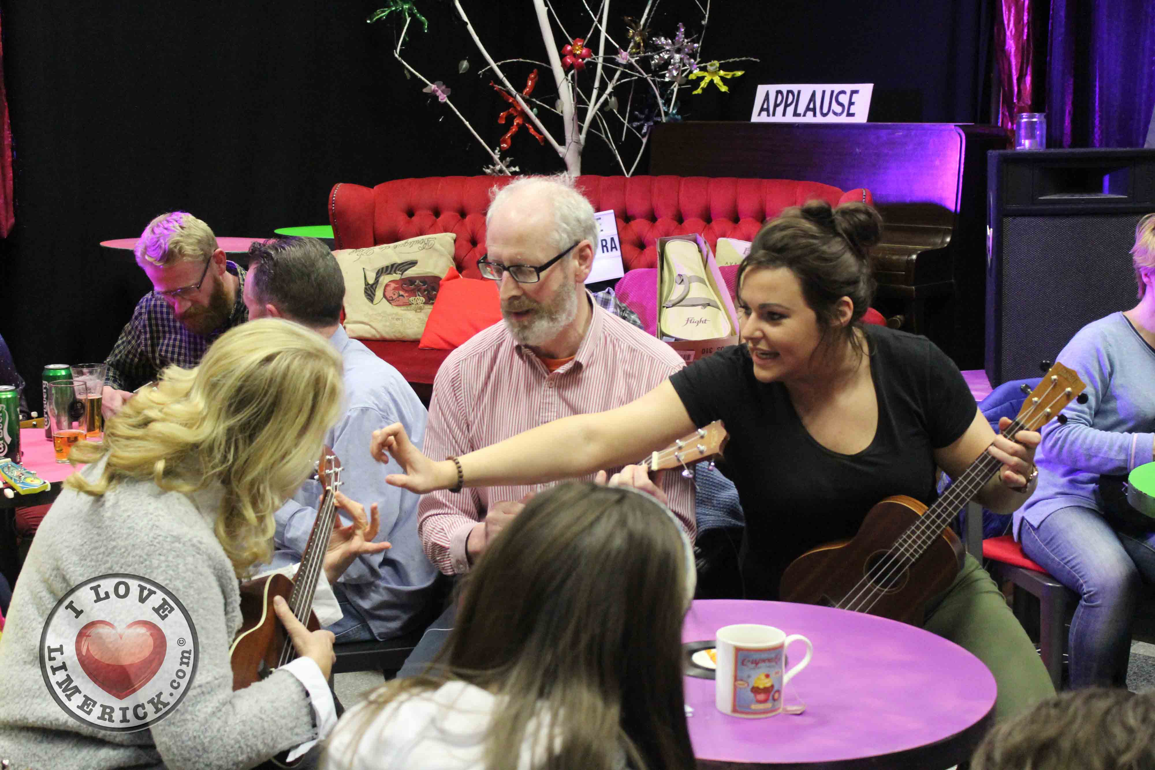 Limerick Ukulele Orchestra Takes Chez le Fab by Storm