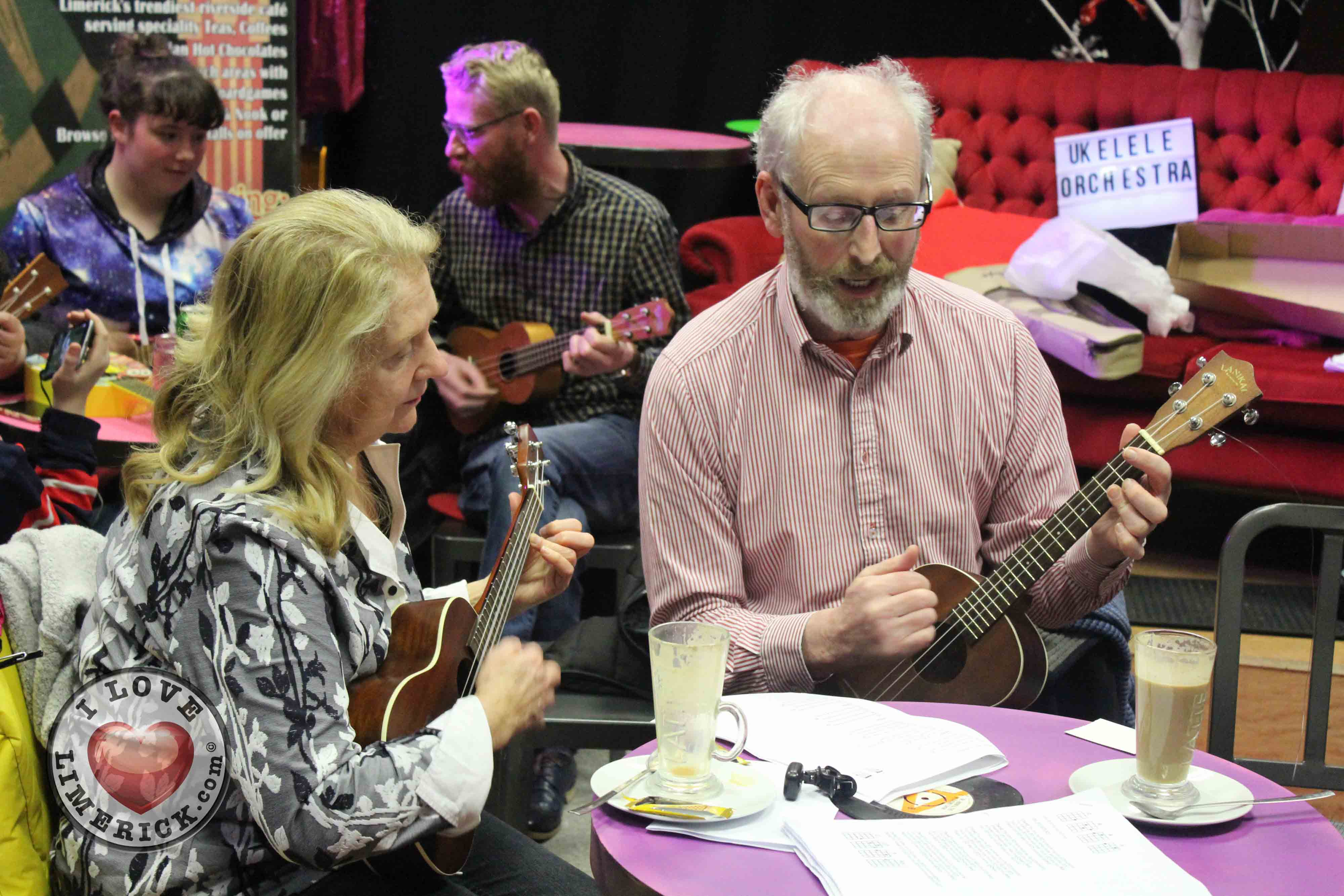 Limerick Ukulele Orchestra Takes Chez le Fab by Storm