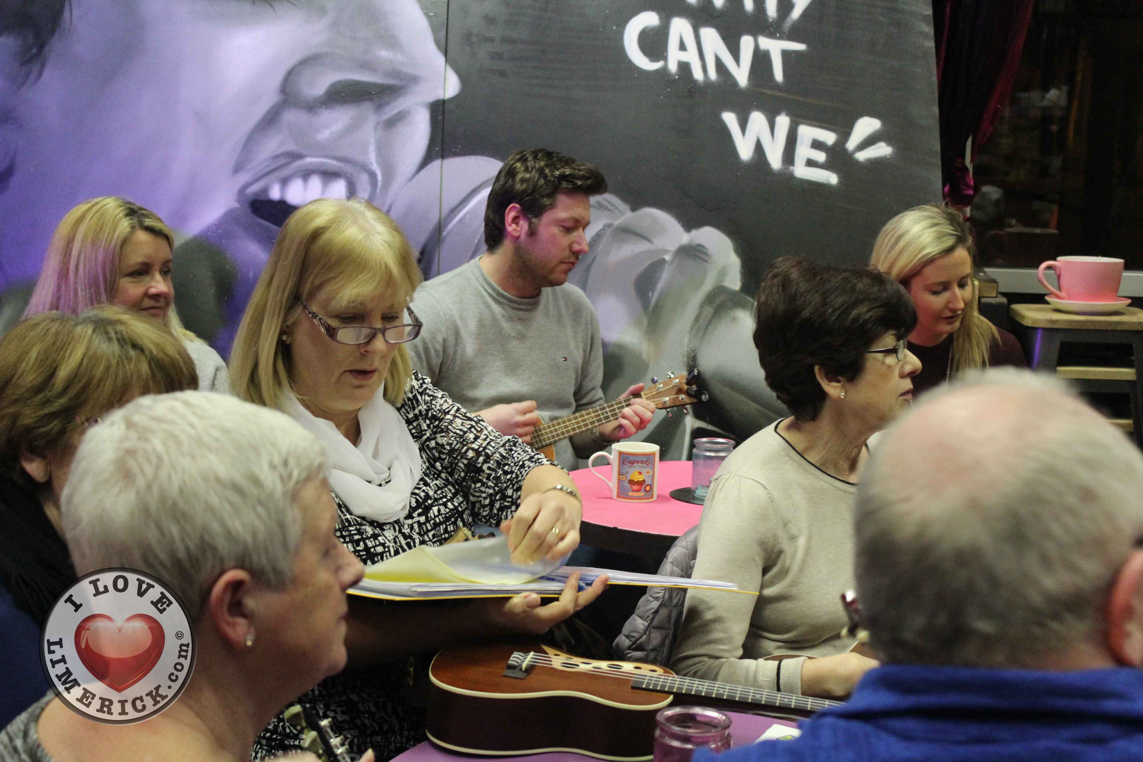 Limerick Ukulele Orchestra Takes Chez le Fab by Storm