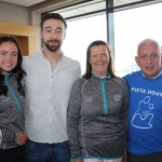 Rachel Cleary, Steven and Suzy Kennedy, Limerick Women's Mini-Marathon representatives, and Johnny Togher, Pieta House at the launch of the Cook Medical Limerick Women's Mini-Marathon at the Strand Hotel, Monday, July 16, 2018. Picture: Zoe Conway/ilovelimerick.