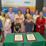 Mayoral Reception held on Thursday, 2nd June, 2022 in the Council Chamber, Dooradoyle, hosted by Mayor of Limerick City and County Daniel Butler.
Linda Ledger, In recognition of her committed leadership in supporting communities across Limerick helping to build a more inclusive Limerick.
Paul Foley, In recognition of his committed and passionate leadership in creating a better Limerick socially, culturally and in sport. Picture: Richard Lynch/ilovelimerick