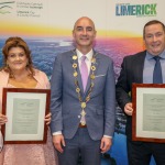 Mayoral Reception held on Thursday, 2nd June, 2022 in the Council Chamber, Dooradoyle, hosted by Mayor of Limerick City and County Daniel Butler.
Linda Ledger, In recognition of her committed leadership in supporting communities across Limerick helping to build a more inclusive Limerick.
Paul Foley, In recognition of his committed and passionate leadership in creating a better Limerick socially, culturally and in sport. Picture: Richard Lynch/ilovelimerick