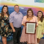 Mayoral Reception held on Thursday, 2nd June, 2022 in the Council Chamber, Dooradoyle, hosted by Mayor of Limerick City and County Daniel Butler.
Linda Ledger, In recognition of her committed leadership in supporting communities across Limerick helping to build a more inclusive Limerick.
Paul Foley, In recognition of his committed and passionate leadership in creating a better Limerick socially, culturally and in sport. Picture: Richard Lynch/ilovelimerick