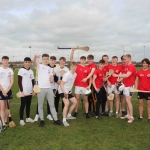 Pictured at the GAA grounds of Limerick Institute of Technology for the World Record for Most Nationalities to Take Part in a Hurling Match are students of Ardscoil Rís. Picture: Conor Owens/ilovelimerick.