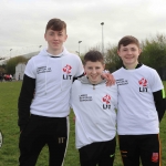 Pictured at the GAA grounds of Limerick Institute of Technology for the World Record for Most Nationalities to Take Part in a Hurling Match are students of Ardscoil Rís. Picture: Conor Owens/ilovelimerick.