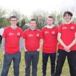 Pictured at the GAA grounds of Limerick Institute of Technology for the World Record for Most Nationalities to Take Part in a Hurling Match are students of Ardscoil Rís. Picture: Conor Owens/ilovelimerick.