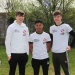 Pictured at the GAA grounds of Limerick Institute of Technology for the World Record for Most Nationalities to Take Part in a Hurling Match are students of Ardscoil Rís. Picture: Conor Owens/ilovelimerick.