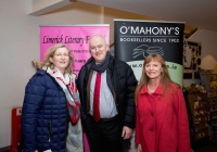 Author Mary Coll, Hugh Maguire, Director of the Hunt Museum and Vivienne McKechnie, Limerick Literary Festival at the launch of the festival at O'Mahonys Bookstore.A star-studded line up of participants has been confirmed for the 2015 Limerick Literary Festival, held annually in honour of Limerick-born novelist and playwright Kate OâBrien. Taking place from February 20th to February 22nd, this year's festival features author visits, readings, lectures and panel discussions at 69 OâConnell St (formerly The Belltable) and The Lime Tree Theatre at Mary Immaculate College in Limerick City. Festival organisers today unveiled a programme that features Edna OâBrien, novelist, memoirist, playwright, poet, short story writer and author of âThe Country Girlsâ, as well as Man Booker Prize nominee Niall Williams, Poet, novelist, short-story writer and essayist Mary O'Donnell, poet John Montague, novelist Audrey Magee, and UL Frank McCourt Chair in Creative Writing Joseph OâConnor. Images by Sean Curtin Photo.