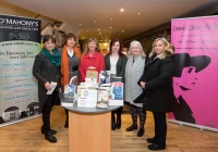 Eileen O'Connor, Marie Hackett, Vivien McKechnie, Deirdre FLynn, Sheila Deegan and Ann Marie Gill, Limerick Literary Festival committee.

Mary Coll and Sheila Deegan at the launch of the festival at O'Mahonys Bookstore.

A star-studded line up of participants has been confirmed for the 2015 Limerick Literary Festival, held annually in honour of Limerick-born novelist and playwright Kate OâBrien.
 
Taking place from February 20th to February 22nd, this year's festival features author visits, readings, lectures and panel discussions at 69 OâConnell St (formerly The Belltable) and The Lime Tree Theatre at Mary Immaculate College in Limerick City.
 
Festival organisers today unveiled a programme that features Edna OâBrien, novelist, memoirist, playwright, poet, short story writer and author of âThe Country Girlsâ, as well as Man Booker Prize nominee Niall Williams, Poet, novelist, short-story writer and essayist Mary O'Donnell, poet John Montague, novelist Audrey Magee, and UL Frank McCourt Chair in Creative Writing Joseph OâConnor. 

Images by Sean Curtin Photo.