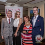 Pictured at Lola's Ball at the Greenhills Hotel in aid of ACT for Meningitis were Richard Keane, Rosie Pratt, Niamh Gorey and Brian Gabbett. Picture: Cian Reinhardt/ilovelimerick