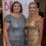 Pictured at Lola's Ball at the Greenhills Hotel in aid of ACT for Meningitis were Fionna Lyons and Dawn Bourke. Picture: Cian Reinhardt/ilovelimerick