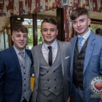 Pictured at Lola's Ball at the Greenhills Hotel in aid of ACT for Meningitis were Jim Moloney, Shea Farrell and Kallum O'Donoghue. Picture: Cian Reinhardt/ilovelimerick