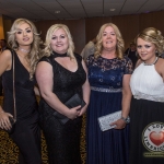 Pictured at Lola's Ball at the Greenhills Hotel in aid of ACT for Meningitis were Hazel McNamara, Rose O'Donnelly, Trisha Hogan and Stace O'Donnell. Picture: Cian Reinhardt/ilovelimerick