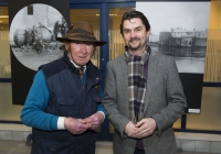 26-02-2015
Pictured at the opening of the Ludlow Collection are Barney Sheehan, from Ennis Road, Limerick, left, and Randall Hodkinson, from Henry St, Limerick.

Limerick through the looking glass, the Ludlow Collection returns to Limerick for the first time in almost a century.

An extensive collection of unique photographs of Limerick has returned for the first time in almost 90 years for a new exhibition by Limerick Museum and Archives.
The Ludlow Collection of family photographs is a compilation of images by amateur photographer John Riddell and is held by his descendents David and Steve Ludlow, both living in England.
John Riddell came to Limerick from Glasgow, Scotland in 1880 to run Walkerâs Distillery on Brownâs Quay, Thomondgate. When not managing the distillery, John could be found capturing a unique view of Limerick through a series of personal photographs.
Now a selection of this wonderful collection will be available for public viewing in Limerick Museum and the Glazed Street, Civic Buildings, Merchantâs Quay in an exhibition which opened on Thursday, 26th February.

Picture credit: Diarmuid Greene/Fusionshooters