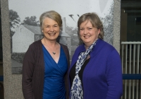 26-02-2015
Pictured at the opening of the Ludlow Collection are Barbara Bingham, from Ennis Road, Limerick, left, and Grainne Keays, from the Limerick Leader.

Limerick through the looking glass, the Ludlow Collection returns to Limerick for the first time in almost a century.

An extensive collection of unique photographs of Limerick has returned for the first time in almost 90 years for a new exhibition by Limerick Museum and Archives.
The Ludlow Collection of family photographs is a compilation of images by amateur photographer John Riddell and is held by his descendents David and Steve Ludlow, both living in England.
John Riddell came to Limerick from Glasgow, Scotland in 1880 to run Walkerâs Distillery on Brownâs Quay, Thomondgate. When not managing the distillery, John could be found capturing a unique view of Limerick through a series of personal photographs.
Now a selection of this wonderful collection will be available for public viewing in Limerick Museum and the Glazed Street, Civic Buildings, Merchantâs Quay in an exhibition which opened on Thursday, 26th February.

Picture credit: Diarmuid Greene/Fusionshooters