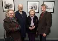 26-02-2015
Pictured at the opening of the Ludlow Collection are, from left to right, Mary Kenehan, Cian O'Carroll, Ann O'Carroll, and Gerald O'Carroll, all from Limerick.

Limerick through the looking glass, the Ludlow Collection returns to Limerick for the first time in almost a century.

An extensive collection of unique photographs of Limerick has returned for the first time in almost 90 years for a new exhibition by Limerick Museum and Archives.
The Ludlow Collection of family photographs is a compilation of images by amateur photographer John Riddell and is held by his descendents David and Steve Ludlow, both living in England.
John Riddell came to Limerick from Glasgow, Scotland in 1880 to run Walkerâs Distillery on Brownâs Quay, Thomondgate. When not managing the distillery, John could be found capturing a unique view of Limerick through a series of personal photographs.
Now a selection of this wonderful collection will be available for public viewing in Limerick Museum and the Glazed Street, Civic Buildings, Merchantâs Quay in an exhibition which opened on Thursday, 26th February.

Picture credit: Diarmuid Greene/Fusionshooters