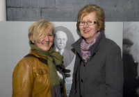 26-02-2015
Pictured at the opening of the Ludlow Collection are Deirdre Power, from Castletroy, left, and Joan Foley, from Corbally, Limerick.

Limerick through the looking glass, the Ludlow Collection returns to Limerick for the first time in almost a century.

An extensive collection of unique photographs of Limerick has returned for the first time in almost 90 years for a new exhibition by Limerick Museum and Archives.
The Ludlow Collection of family photographs is a compilation of images by amateur photographer John Riddell and is held by his descendents David and Steve Ludlow, both living in England.
John Riddell came to Limerick from Glasgow, Scotland in 1880 to run Walkerâs Distillery on Brownâs Quay, Thomondgate. When not managing the distillery, John could be found capturing a unique view of Limerick through a series of personal photographs.
Now a selection of this wonderful collection will be available for public viewing in Limerick Museum and the Glazed Street, Civic Buildings, Merchantâs Quay in an exhibition which opened on Thursday, 26th February.

Picture credit: Diarmuid Greene/Fusionshooters