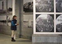 26-02-2015
Pictured at the opening of the Ludlow Collection is Barney Sheehan, from Ennis Road, Limerick.

Limerick through the looking glass, the Ludlow Collection returns to Limerick for the first time in almost a century.

An extensive collection of unique photographs of Limerick has returned for the first time in almost 90 years for a new exhibition by Limerick Museum and Archives.
The Ludlow Collection of family photographs is a compilation of images by amateur photographer John Riddell and is held by his descendents David and Steve Ludlow, both living in England.
John Riddell came to Limerick from Glasgow, Scotland in 1880 to run Walkerâs Distillery on Brownâs Quay, Thomondgate. When not managing the distillery, John could be found capturing a unique view of Limerick through a series of personal photographs.
Now a selection of this wonderful collection will be available for public viewing in Limerick Museum and the Glazed Street, Civic Buildings, Merchantâs Quay in an exhibition which opened on Thursday, 26th February.

Picture credit: Diarmuid Greene/Fusionshooters