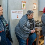 Pictured at the official opening of Made of Earth, the latest exhibition at the Hunt Museum running until April 2023.
Made of Earth explores the story of clay and ceramics and examines how they have impacted civilisation through the ages and in turn how civilisation has developed through their use. Picture: Olena Oleksienko/ilovelimerick