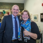 Mary Coll (pictured right) with husband, John Battles at the launch of Mrs. Coll's book of poems "Silver". Picture: Cian Reinhardt/ilovelimerick