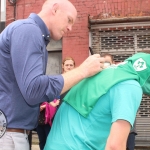 Rugby legend Paul O’Connell & Renowned Irish Street Artist Maser celebrate Team Limerick Clean-Up (TLC4) 2018. Picture: Ciara Maria Hayes/ilovelimerick 2018. All Rights