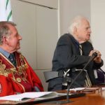 Mayoral Reception at the Council Chamber to Limerick Literary Icons Mae Leonard, Maureen Sparling and Malachy McCourt. Picture: Bruna Vaz Mattos/ ilovelimerick